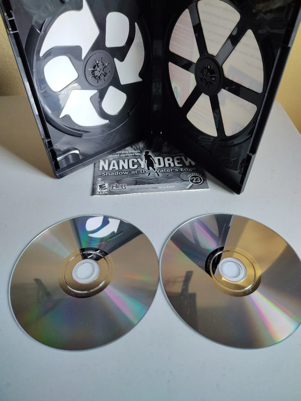 Nancy Drew Lot Of 2 PC Games-Phantom Of Venice -Shadow At The Water's Edge -Used